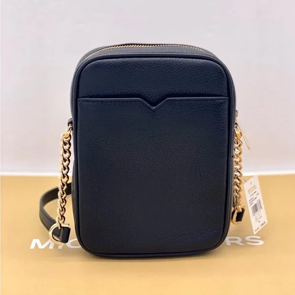 Michael Kors Jet Set Travel Medium Crossbody Bag Black - Picture 2 of 13